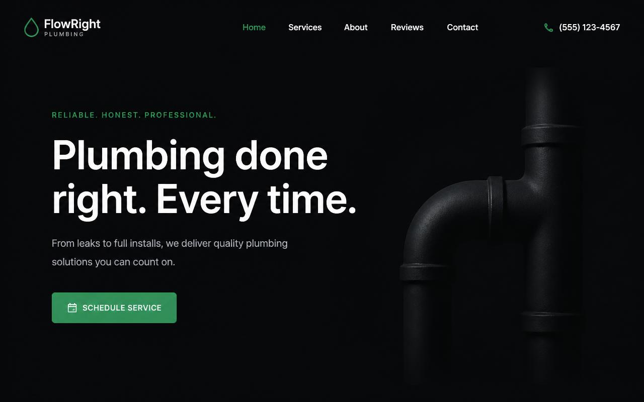 Rebuilt website design
